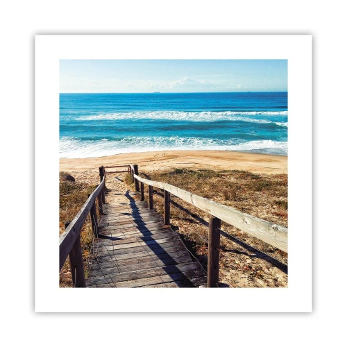 Poster - Run! - 40x40 cm