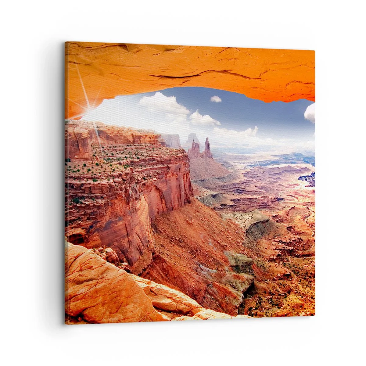 Canvas picture - Sculpted by Nature - 50x50 cm