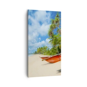 Canvas picture - Charm of the Tropics - 55x100 cm