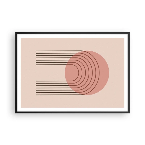 Poster in black frame - Irresistible Attraction - 100x70 cm