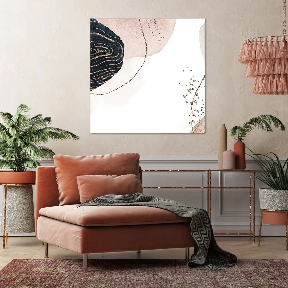 Canvas picture - Everything Flows - 40x40 cm