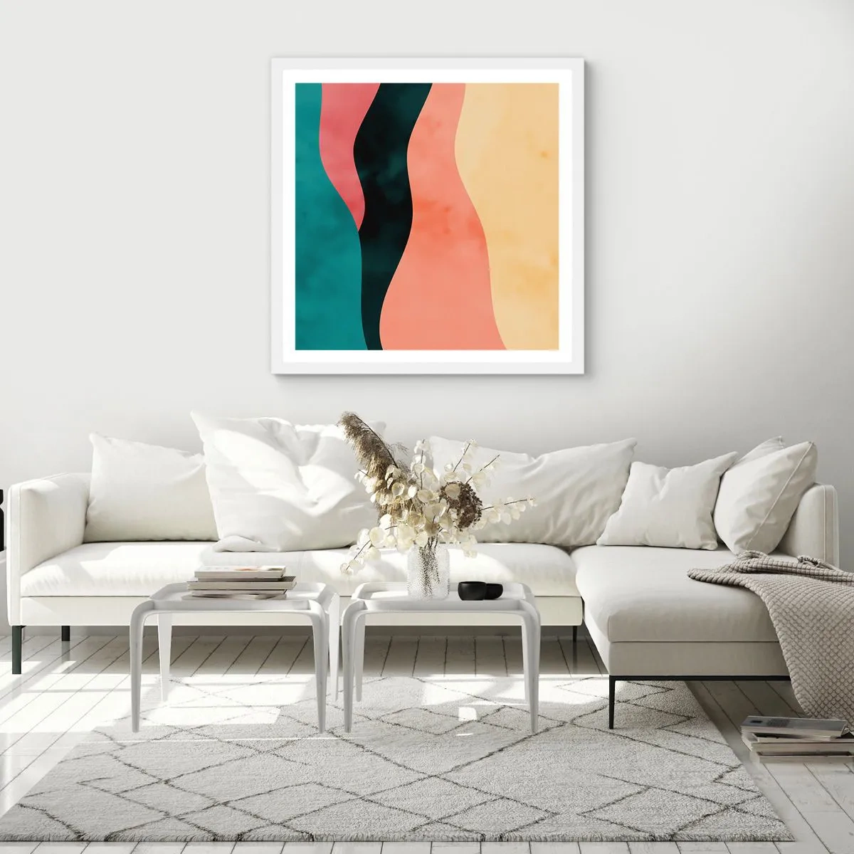 Poster in white frmae - Compatible Incompability - 50x50 cm