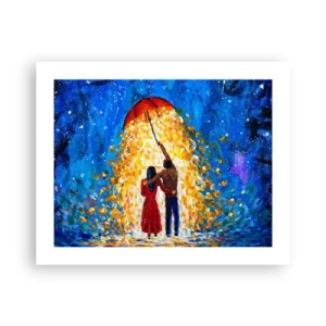 Poster - Magic of a Rainy Evening? - 50x40 cm