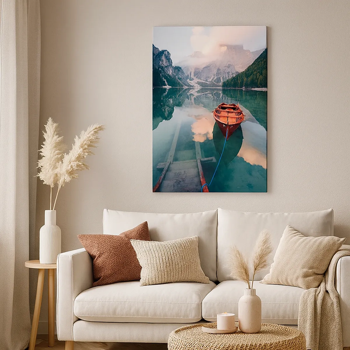 Canvas picture - Peaceful Dream of the Mountains - 50x70 cm