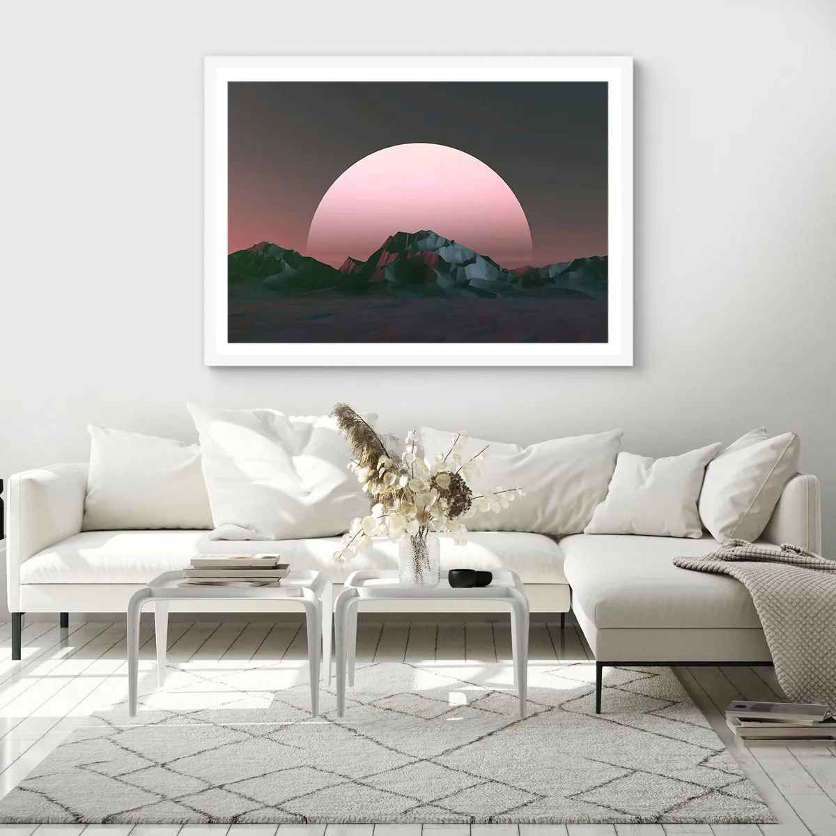 Poster in white frmae - In a Neighbouring Galaxy - 100x70 cm