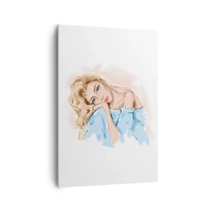 Canvas picture - Dreamy in Blue - 70x100 cm