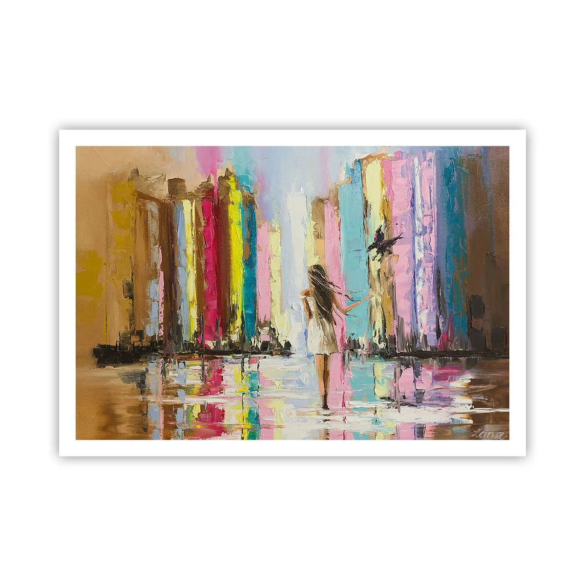 Poster - Follow Me - 100x70 cm
