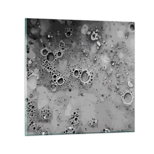 Glass picture - Like a Moon Landscape - 50x50 cm