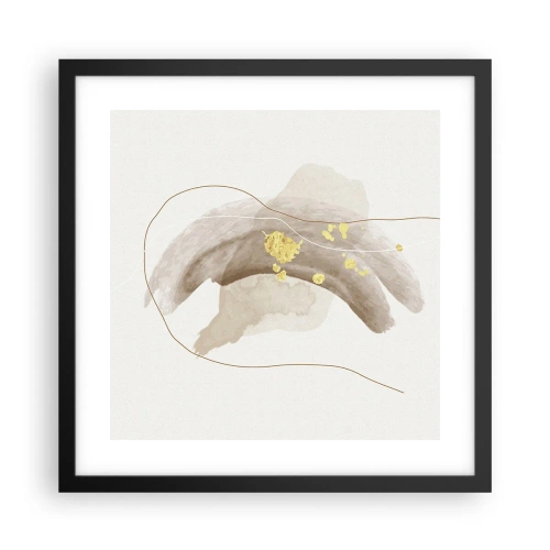 Poster in black frame - Encountered in Space - 40x40 cm