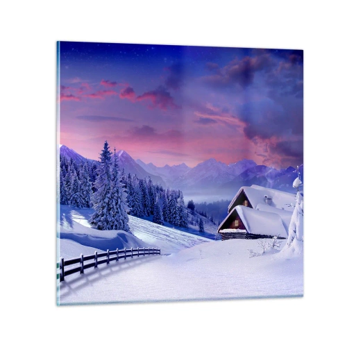 Glass picture - Silent Night - 60x60 cm
