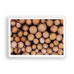 Poster in white frmae - New Beginning - 100x70 cm