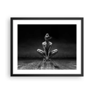 Poster in black frame - Concentration of Dancing Energy - 50x40 cm