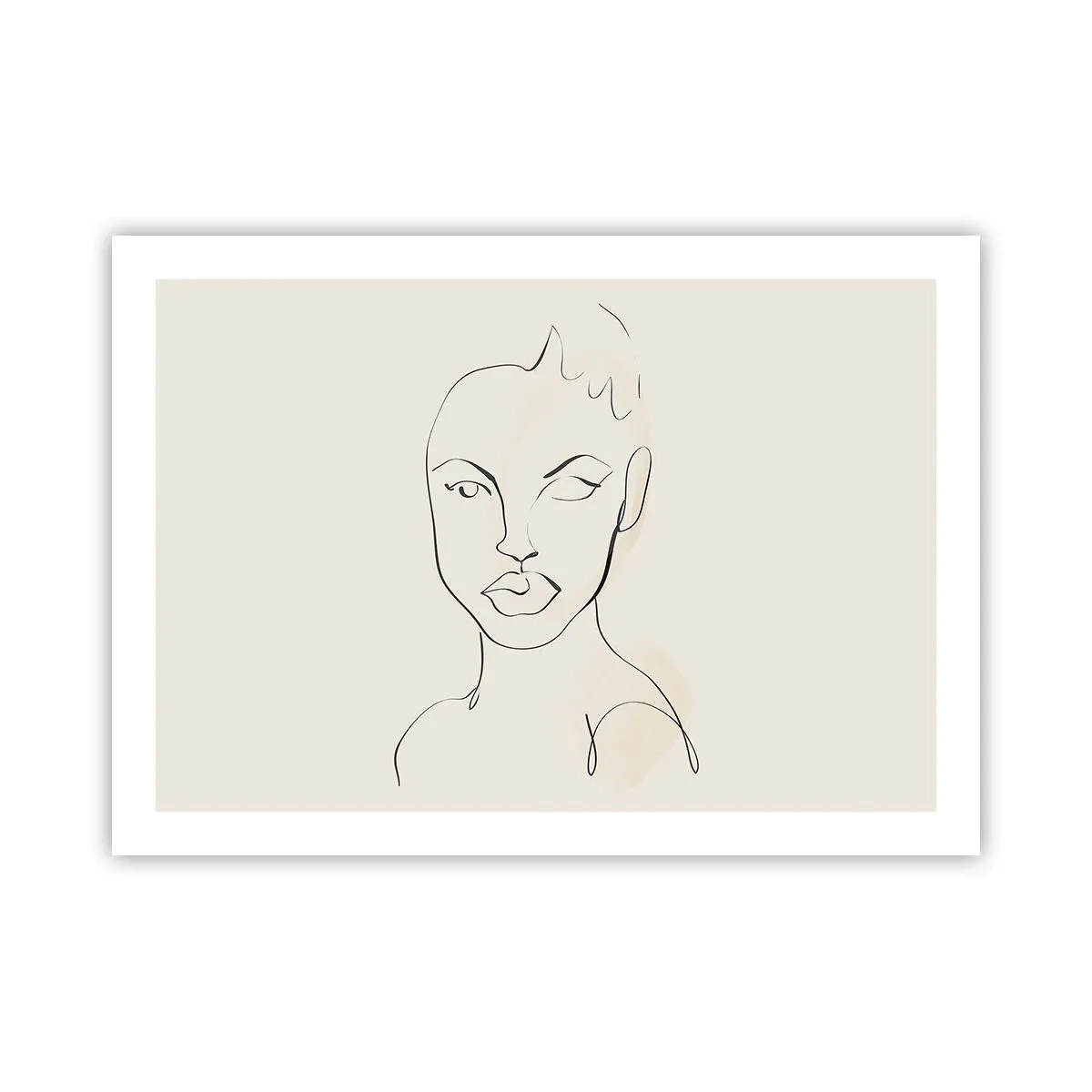 Poster - Outline of Sensuality - 70x50 cm