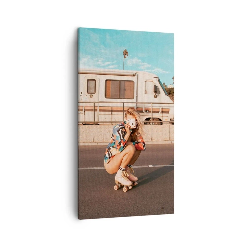 Canvas picture - Smile, Please! - 45x80 cm
