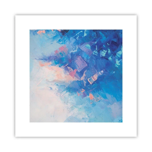 Poster - Winter Abstract - 30x30 cm