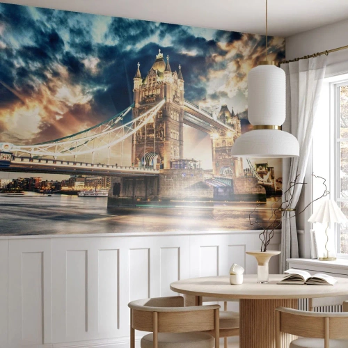 Self-Adhesive Photo Wallpaper Deluxe Sticker - Statue to Victorian Empire - City, London, Architecture - 250x175 cm