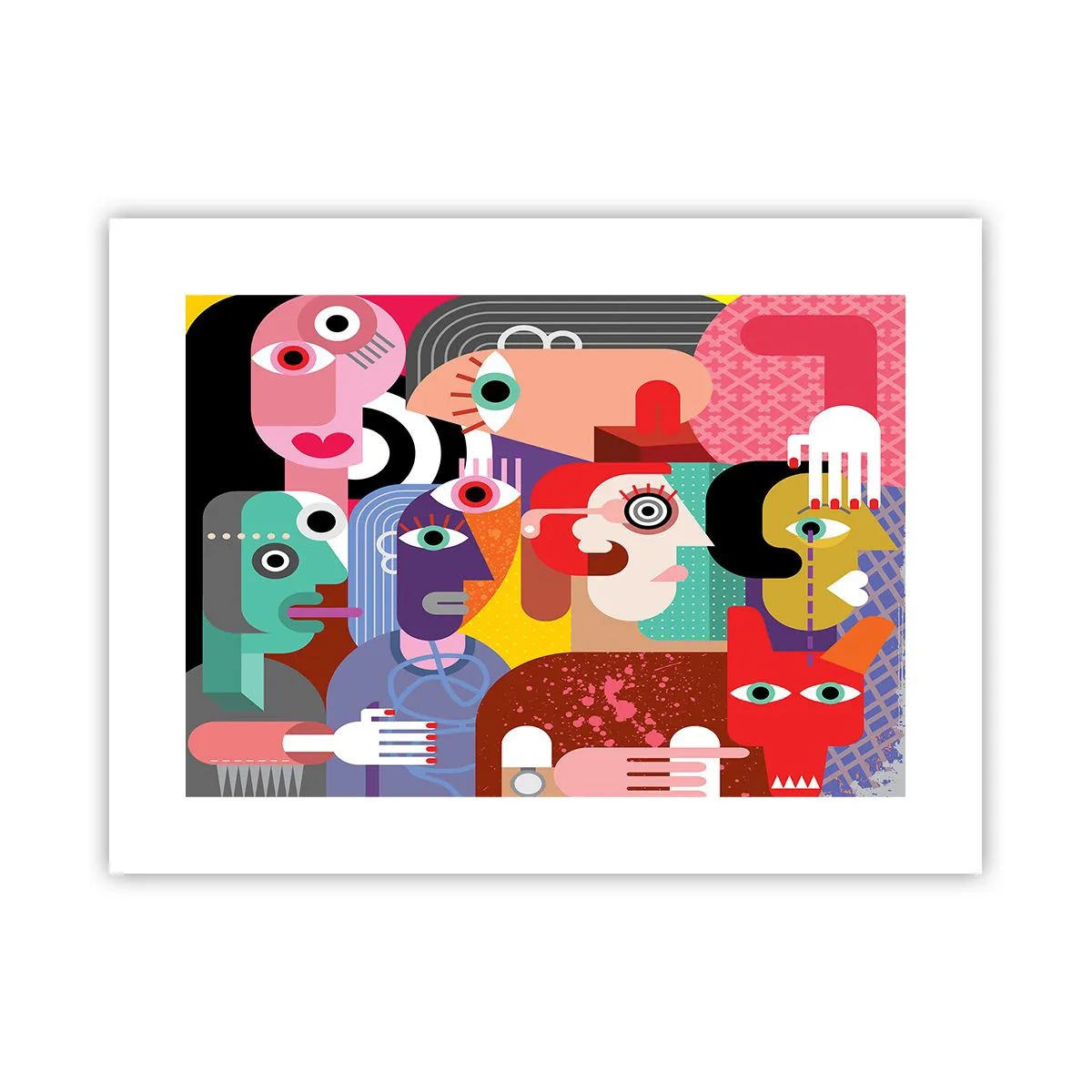 Poster - Picasso Sent Us - 40x30 cm