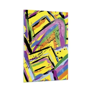 Glass picture - Screaming from Joy - 80x120 cm