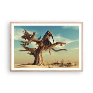 Poster in light oak frame - New Point of View - 91x61 cm