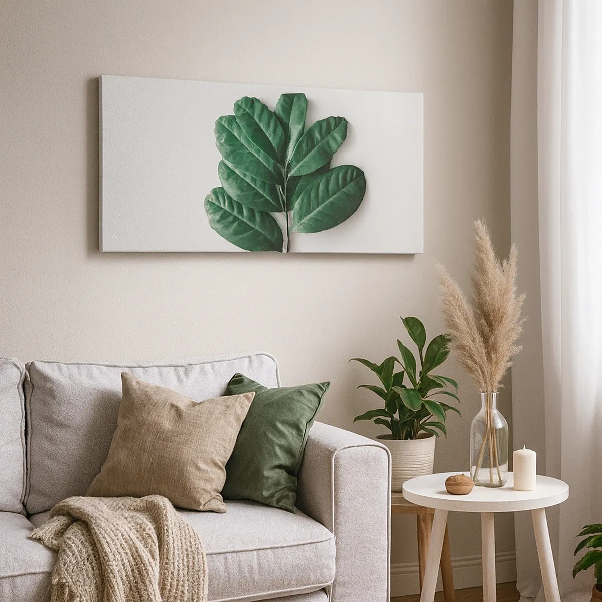 Canvas picture - Drawing of Nature Itself - 30x30 cm