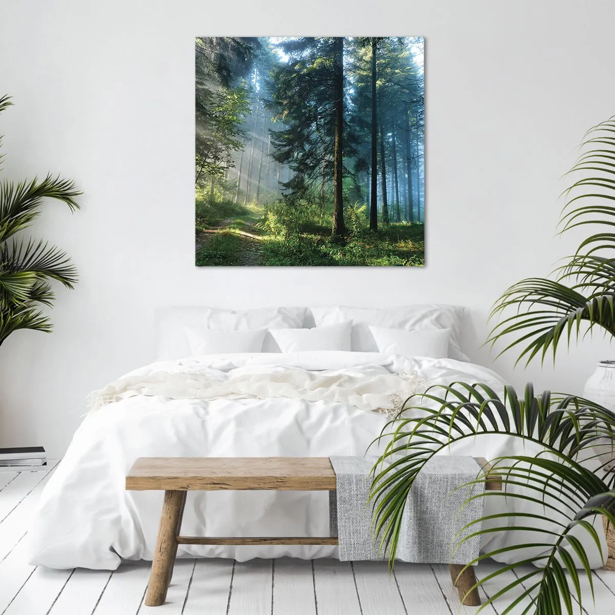 Canvas picture - Radiant at Dawn - 50x50 cm