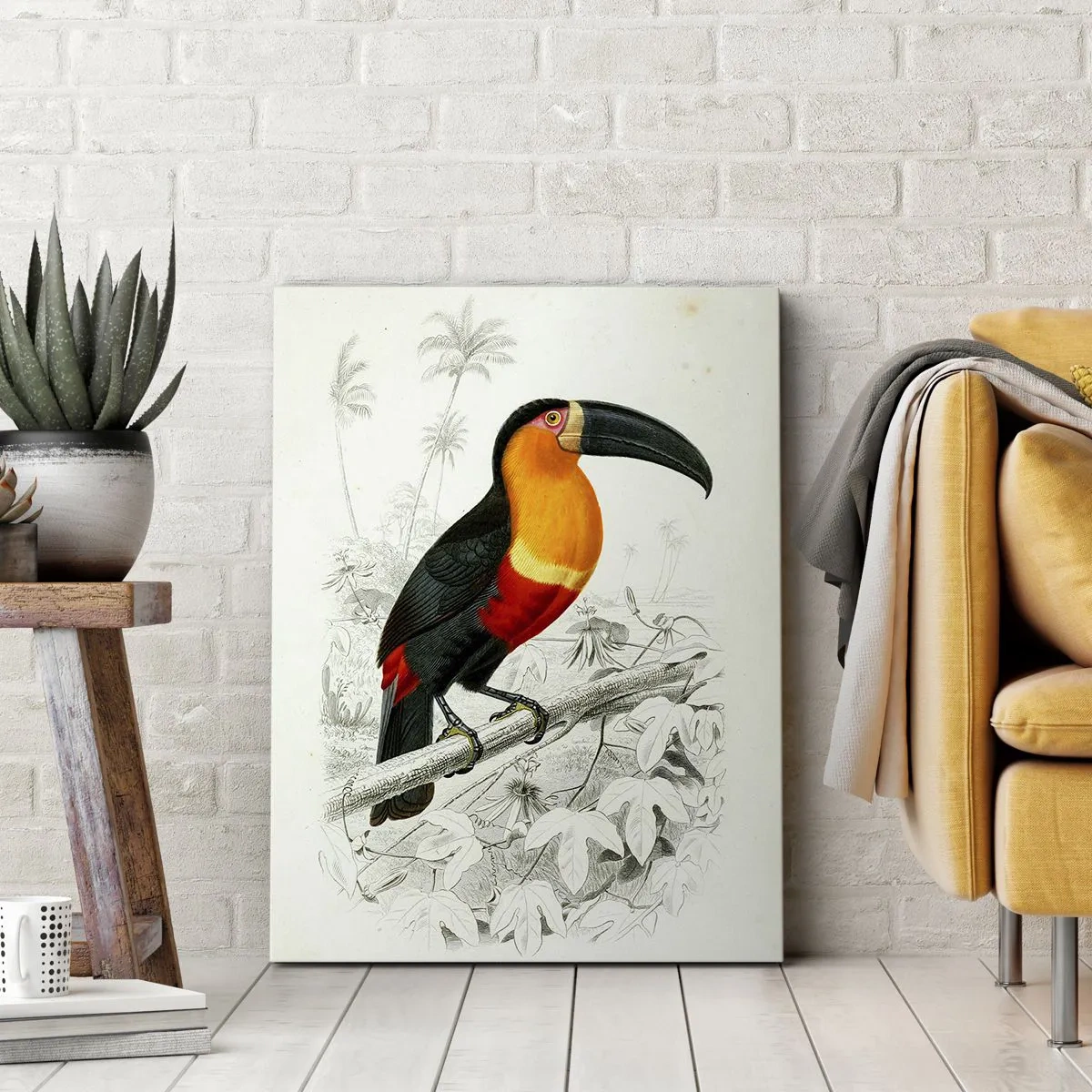 Canvas picture - Bird Colours - 70x100 cm