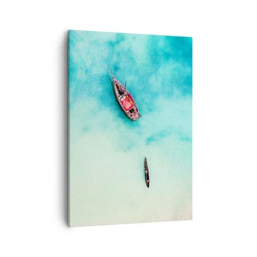 Canvas picture - On the Beaches of Zanzibar, When the Tide Is High - 50x70 cm