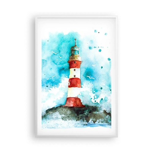 Poster in white frmae - Unity of Elements - 61x91 cm