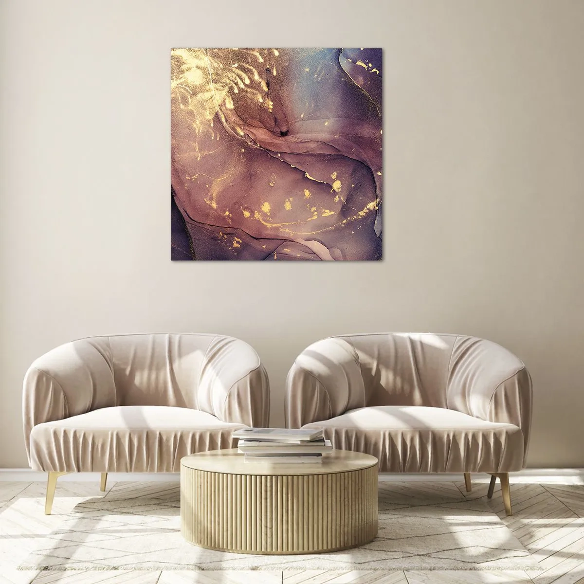 Glass picture - Matter and Spirit - 30x30 cm