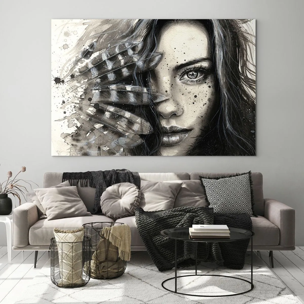 Glass picture - Wild Beauty - 100x70 cm