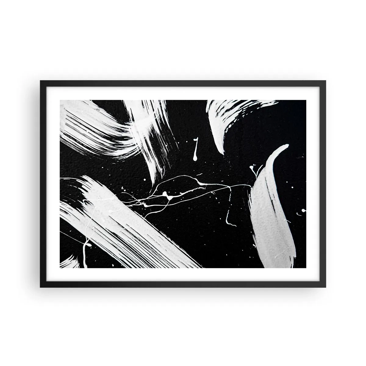 Poster in black frame - Breaking the Darkness - 70x50 cm