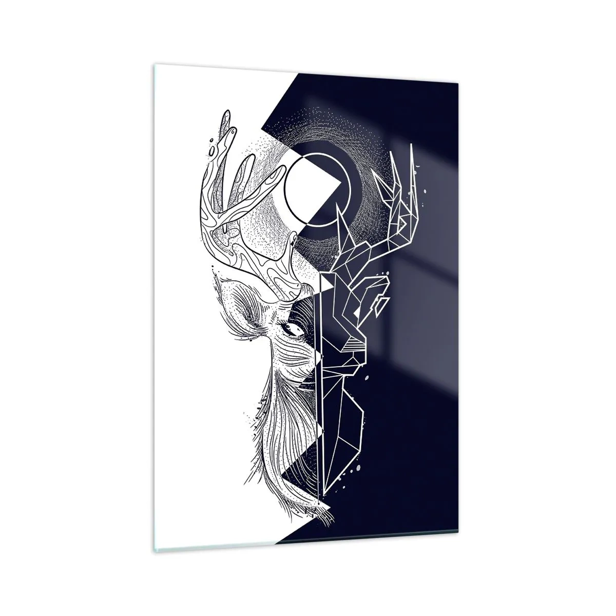 Glass picture - Struggle and Unity of the Opposites - 50x70 cm