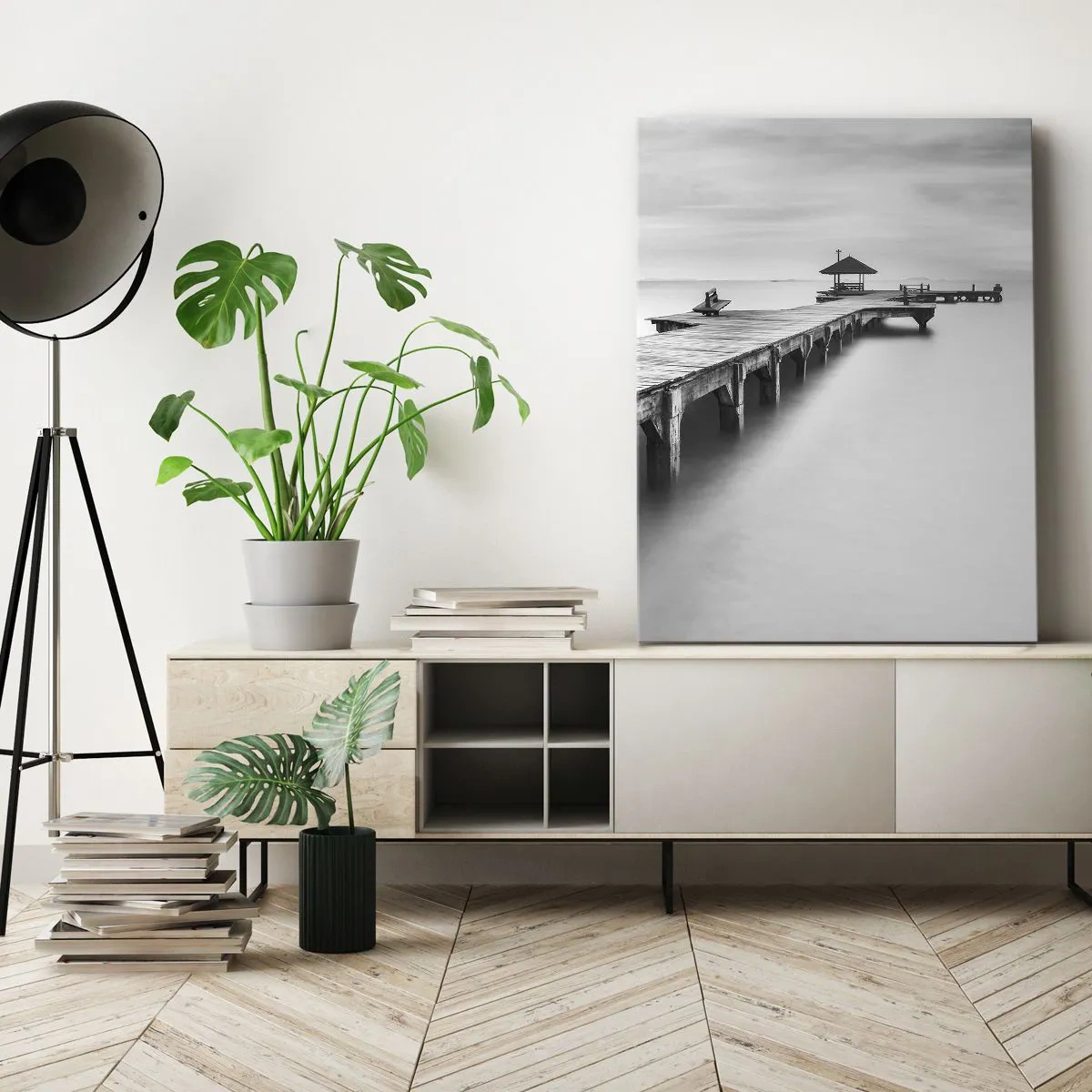 Canvas picture - Into the Distance - 55x100 cm