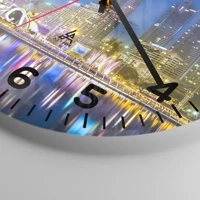 Clock face with numbers