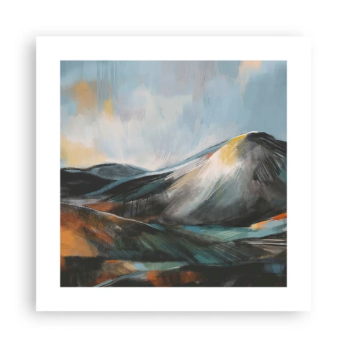 Poster - Raw and Beautiful - 40x40 cm
