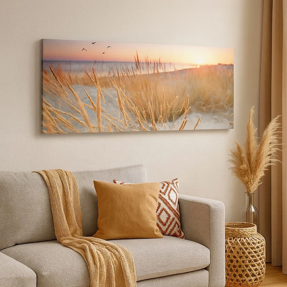 Canvas picture - Baltic Lullaby - 100x40 cm