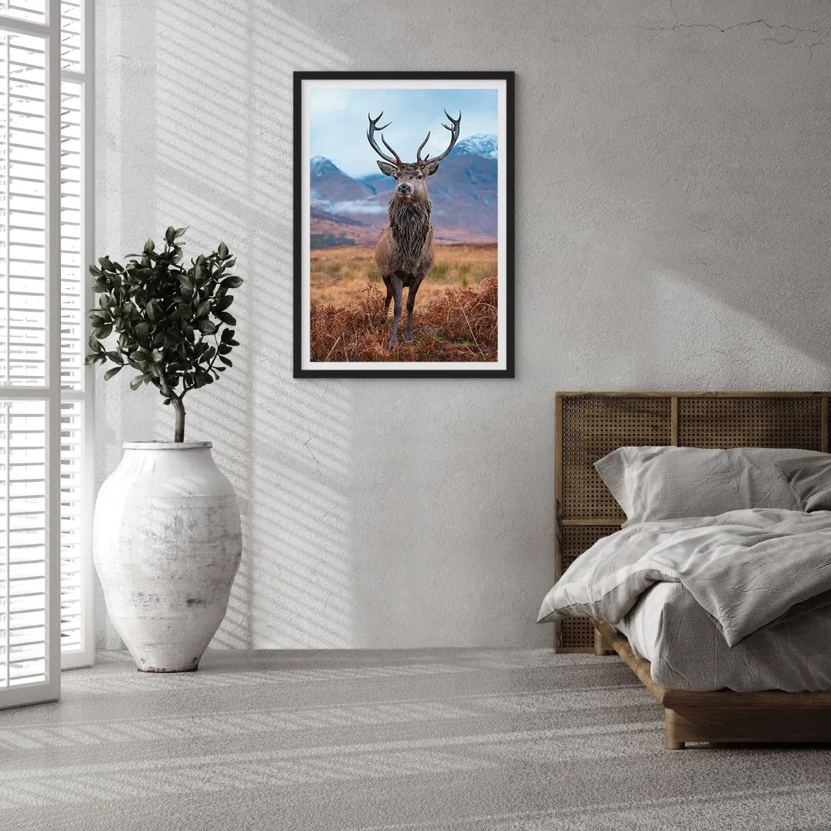 Poster in black frame - On Your Own Land - 30x40 cm