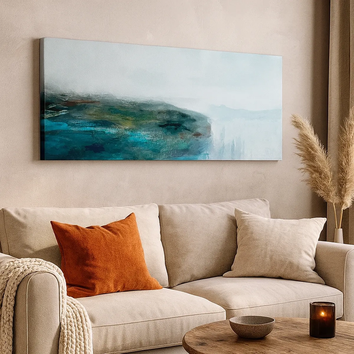 Canvas picture - Marine Abstract - 30x30 cm