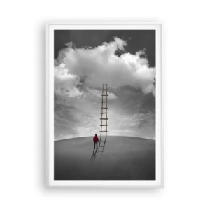 Poster in white frmae - Everything Is Poissible - 70x100 cm