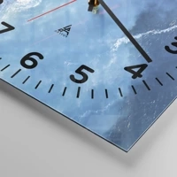 Clock face with numbers