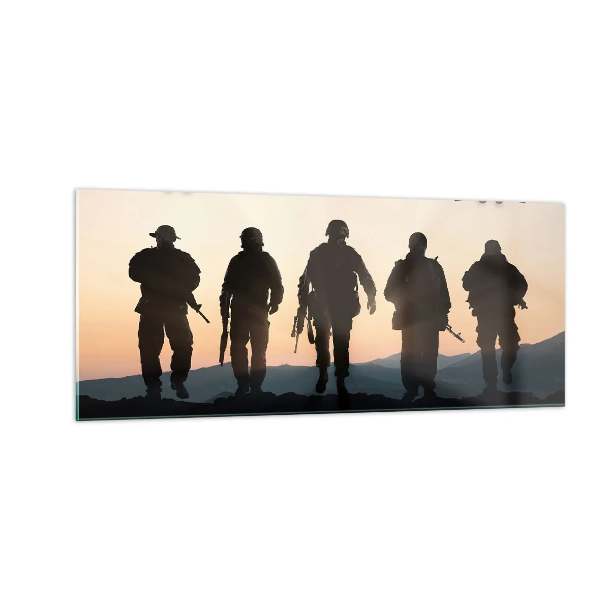 Glass picture - Welcome to Our World - 100x40 cm