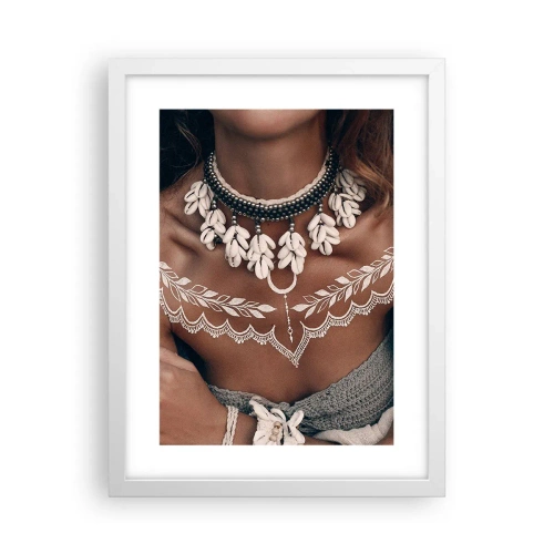 Poster in white frmae - Talismans, Rituals of Womanhood - 30x40 cm