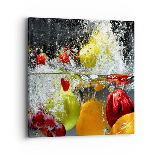 Canvas picture - Fruity Refreshment - 40x40 cm