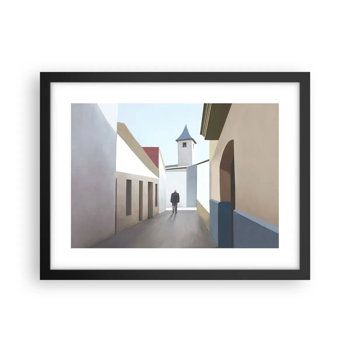 Poster in black frame - Sunny Walk - 40x30 cm