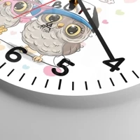 Clock face with numbers