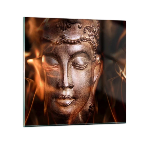 Glass picture - There Is Only Now and Here - 50x50 cm