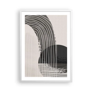 Poster in white frmae - There and Back - 50x70 cm