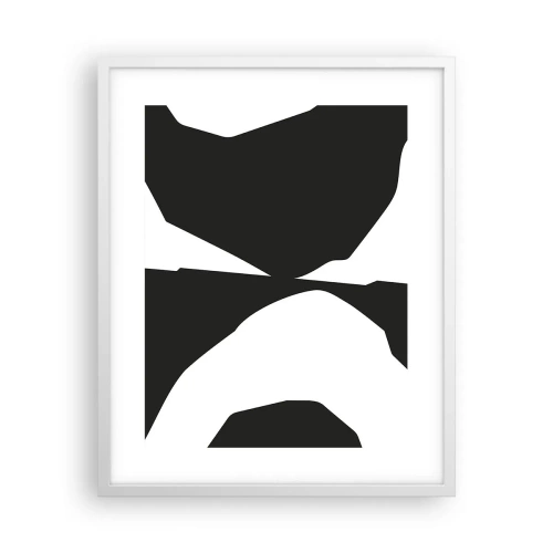 Poster in white frmae - Positive - Negative - 40x50 cm