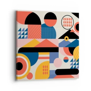 Canvas picture - Composition: Have Fun - 40x40 cm