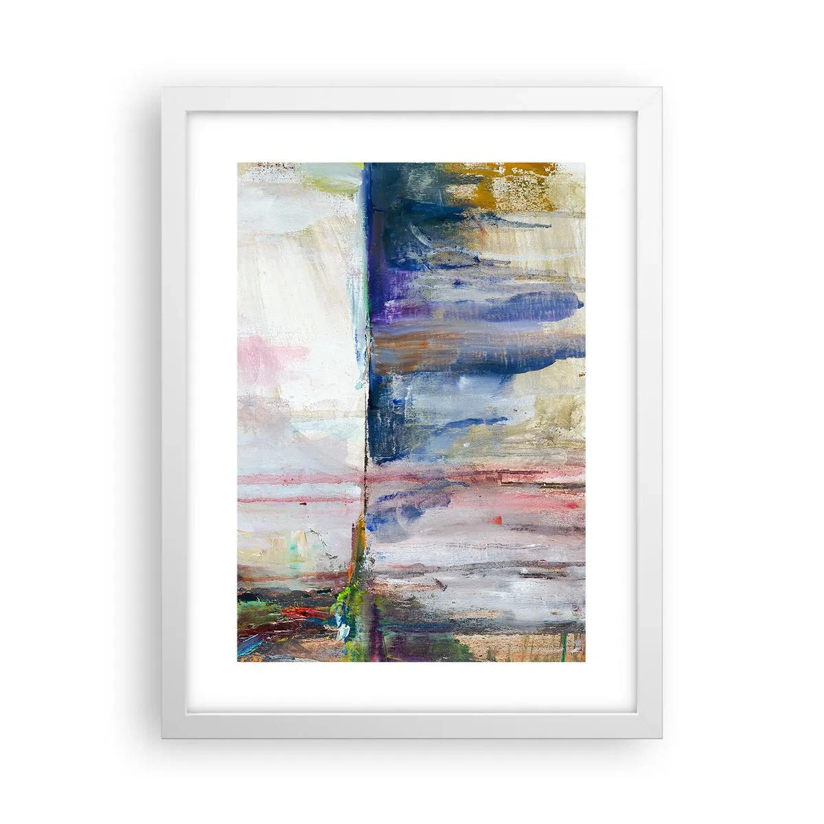 Poster in white frmae - Colourful Impressions an Associations - 30x40 cm